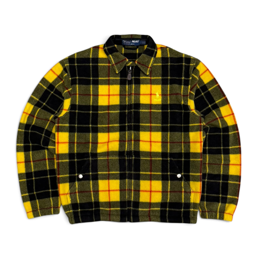 Palace x Polo Ralph Lauren Yellow Check Harrington Fleece Jacket (S)