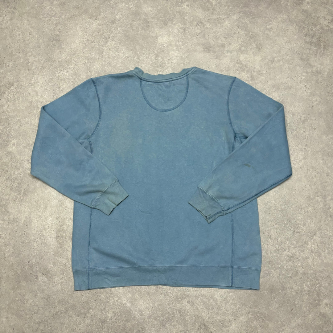 00's Vintage Nike Essentials Light Blue Sweatshirt (L)