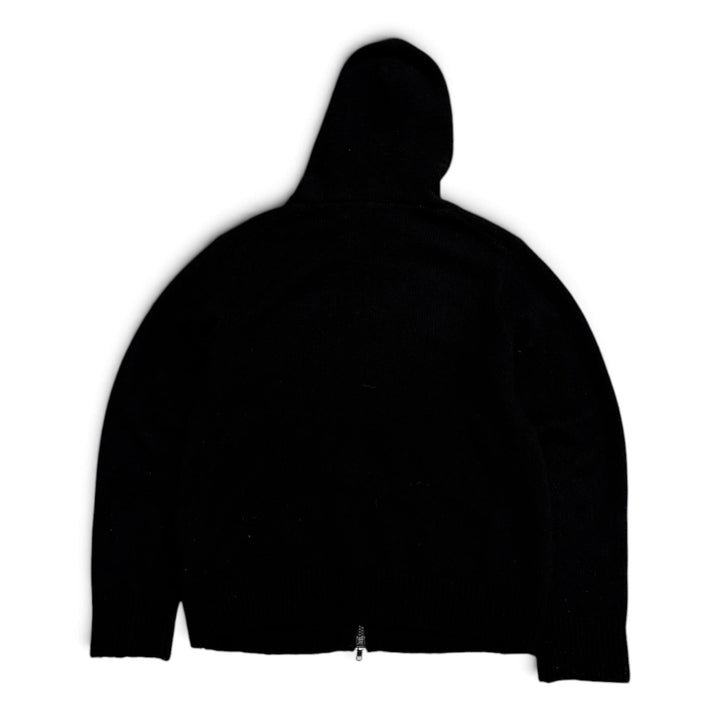 Comme De Garcons Full Zip Up Knitted Hoodie (M)