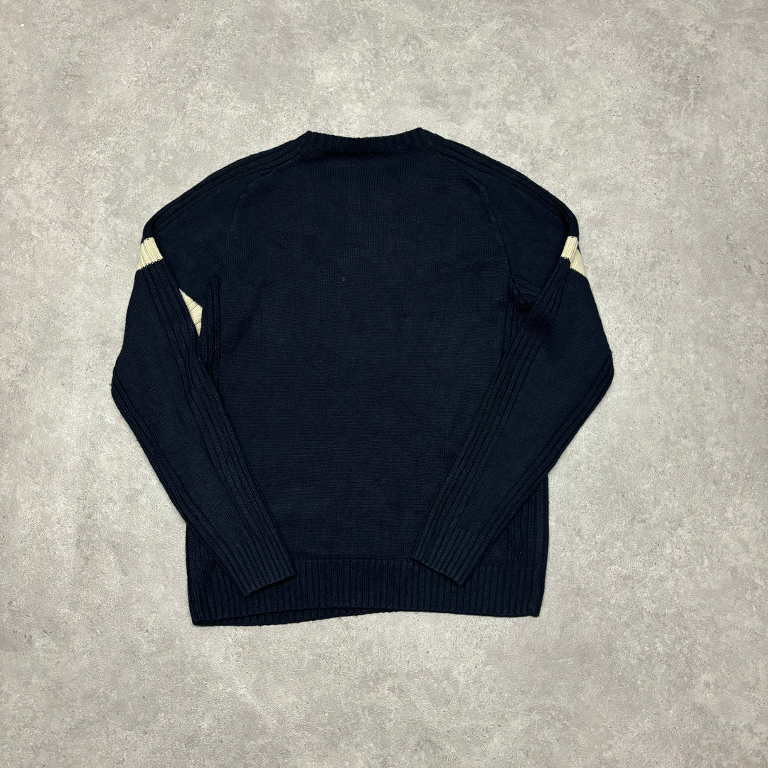 Vintage Helly Hansen Black Knitted Sweater (S)