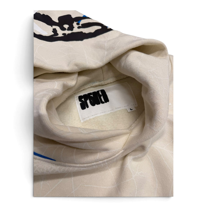 Spyder Cream Hoodie & Jogger Tracksuit Set (L)