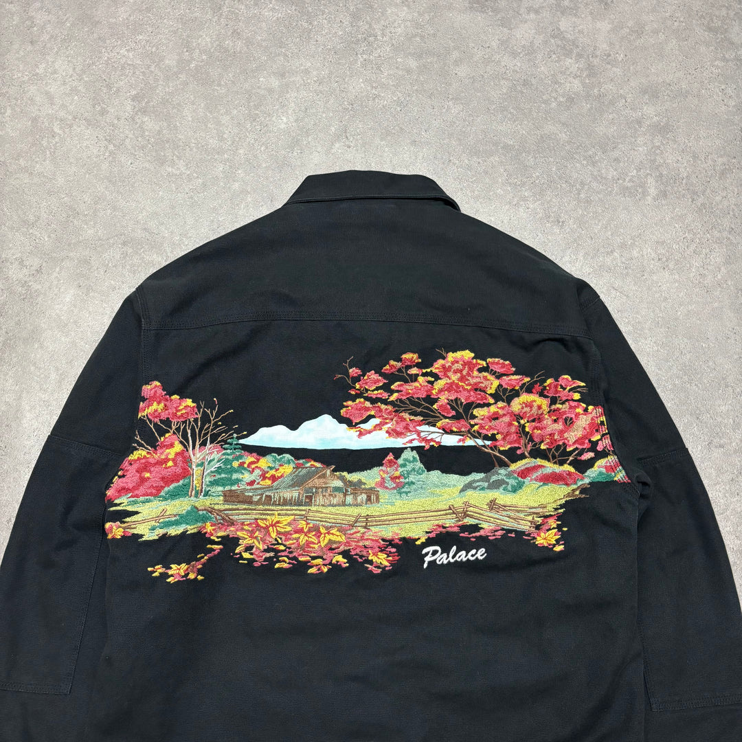 Palace Black Utility Fleece Jacket (L)