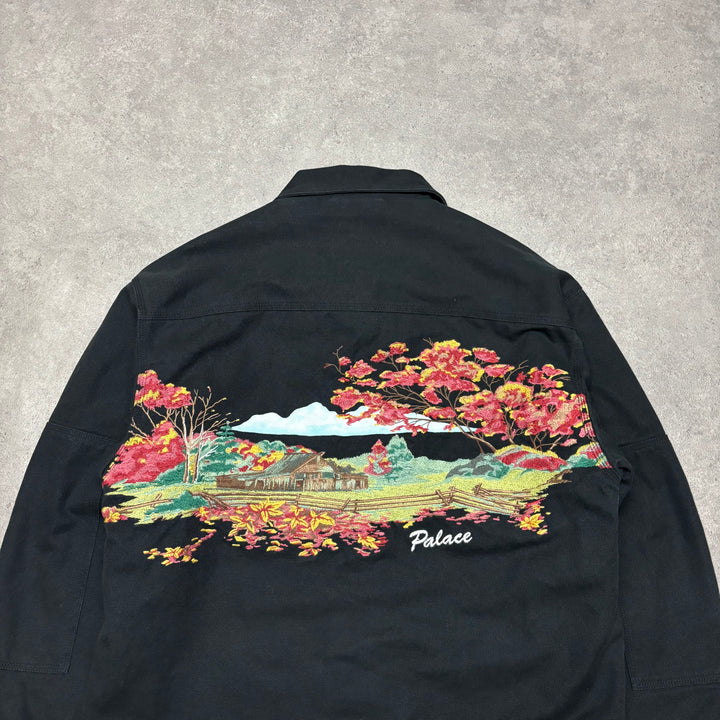 Palace Black Utility Fleece Jacket (L)