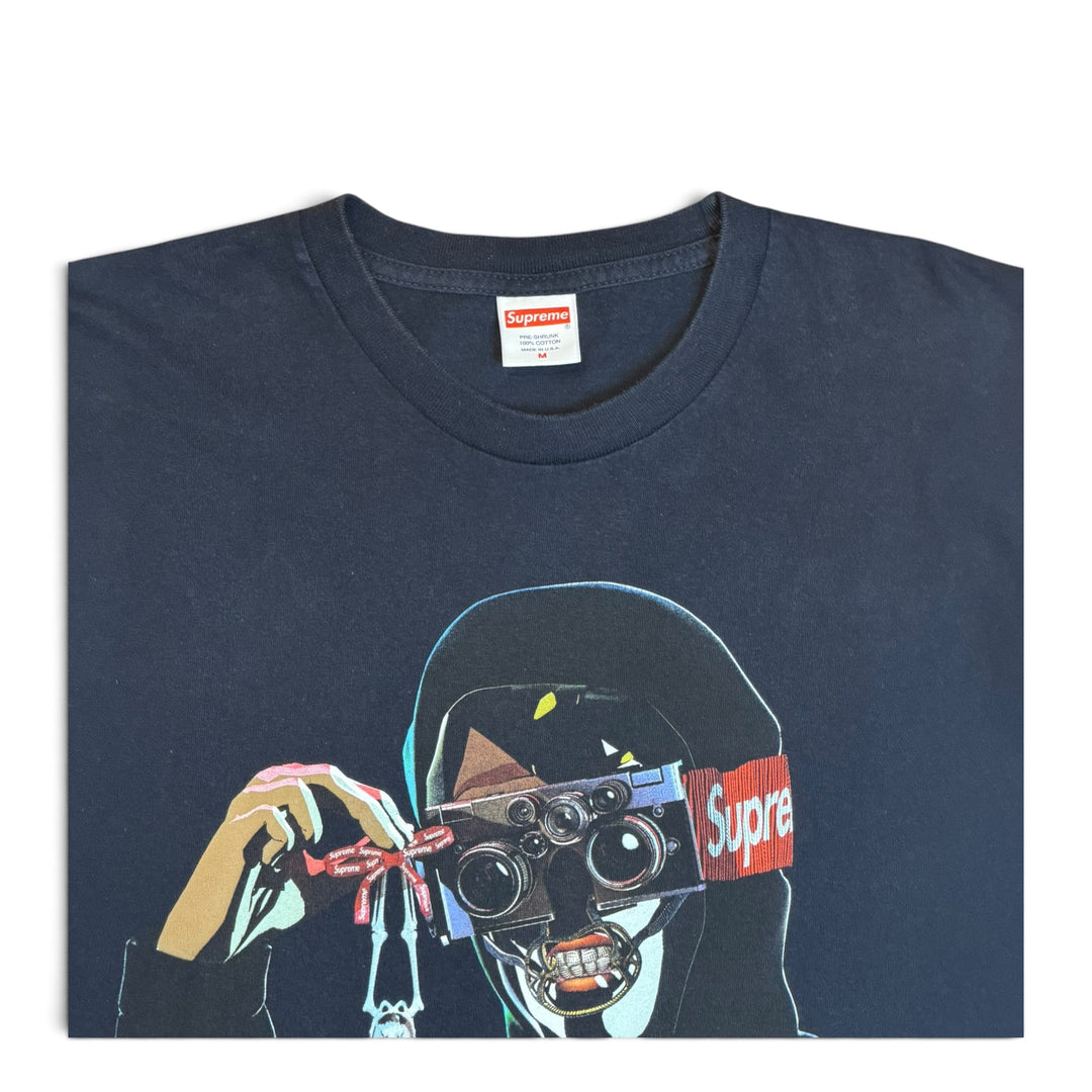 Supreme Navy Graphic T-Shirt (M)