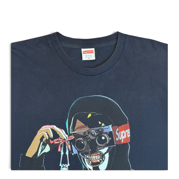 Supreme Navy Graphic T-Shirt (M)