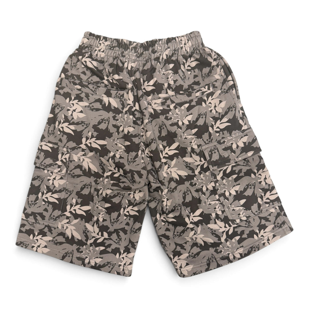 Always Do What You Should Do Leafy Print Short Grey (M)