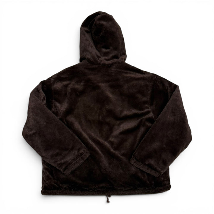 Stussy Khaki Fur Lined Reversible Jacket (XL)