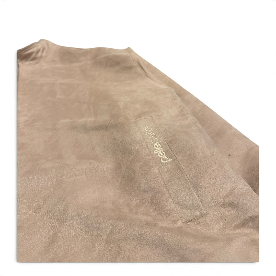 Vintage Pelle Pelle Suede Monogram Leather Jacket Set Cream (L)