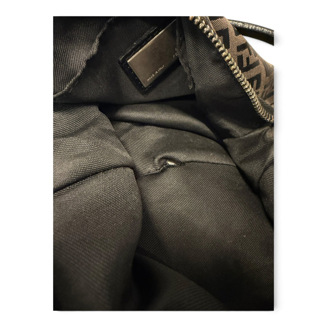 Fendi Zucca Pattern Monogram Mini Handbag Brown