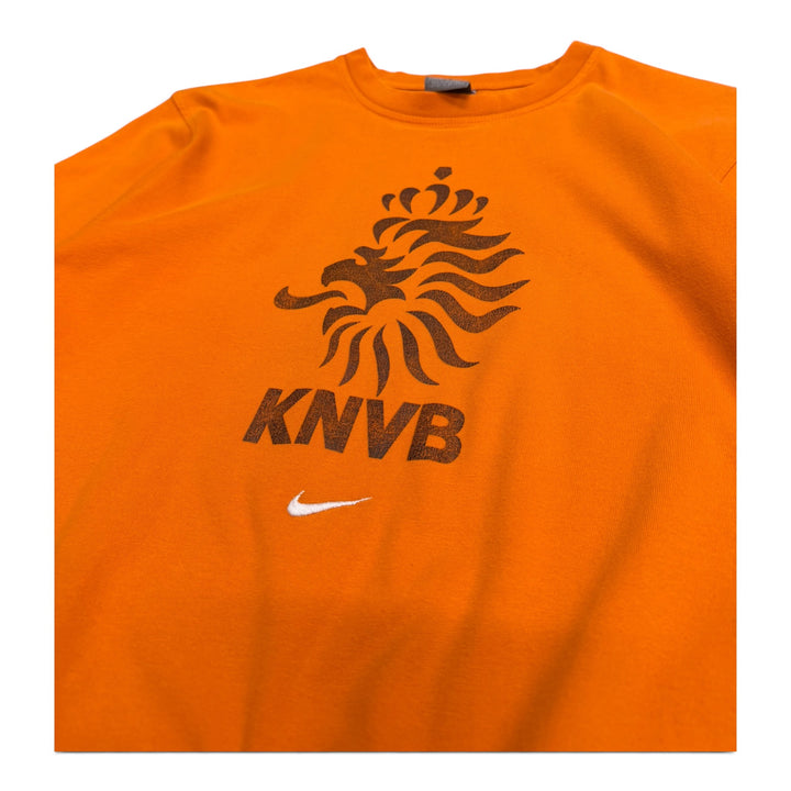 00's Vintage Nike Netherlands Orange Graphic T-Shirt (L)