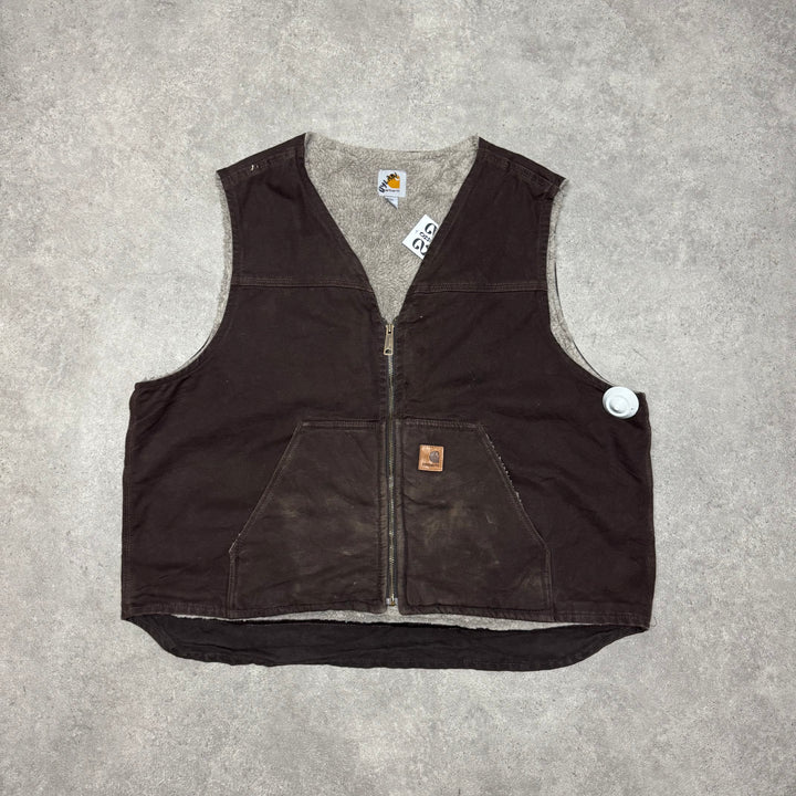 Vintage Carhartt Brown Workman Jacket (XXL)
