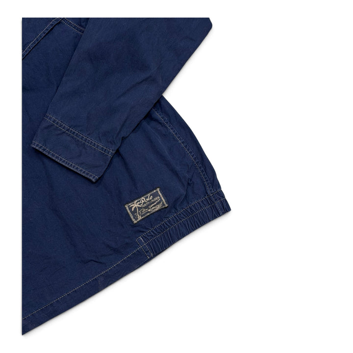 Vintage Polo Ralph Lauren Big Logo Hooded Jacket Navy (XL)