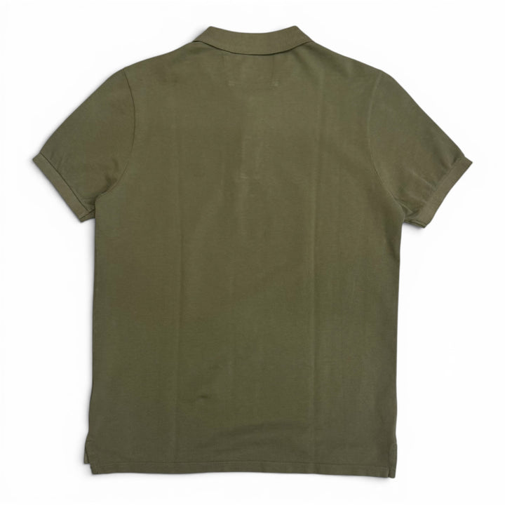CP Company Logo Embroidered Polo Shirt Green (L)