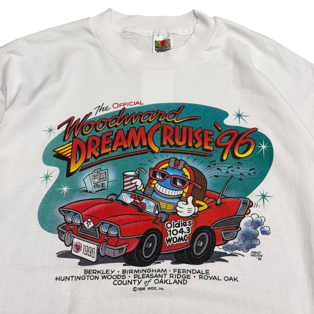 Vintage 90's Woodward Graphic T shirt White (XL)