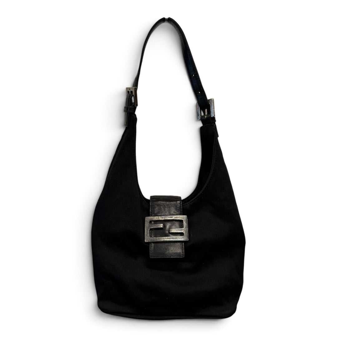 Fendi Mamma Baguette Black Handbag