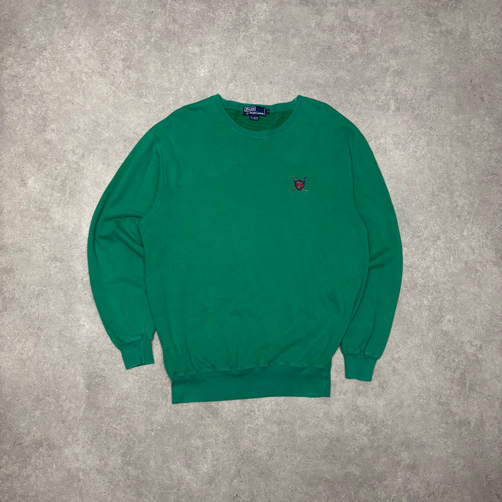 Vintage Polo Ralph Lauren Golf Green Sweatshirt (M)