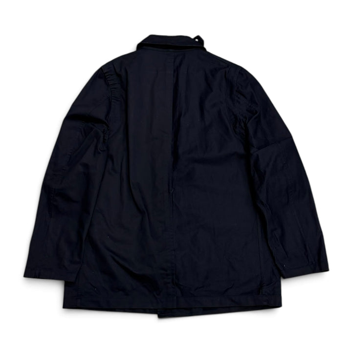 Vintage Jipijapa Button Up  Jacket Navy (L)