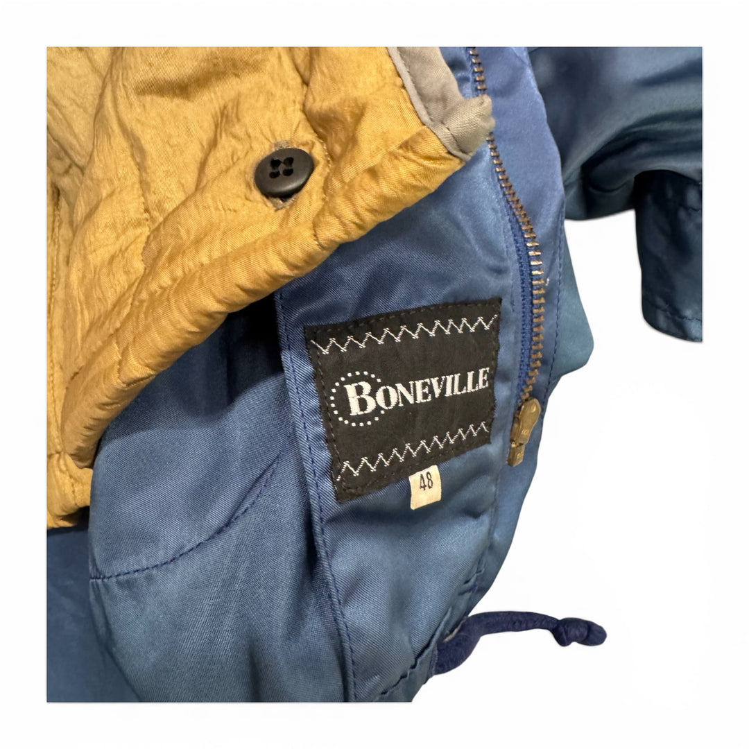 Rare Vintage Boneville 1987 Puffer Jacket Blue (L)