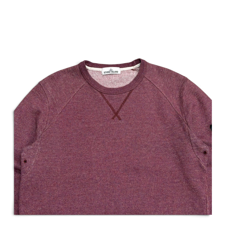 Stone Island Crew Neck Knitted Sweatshirt Purple (L)