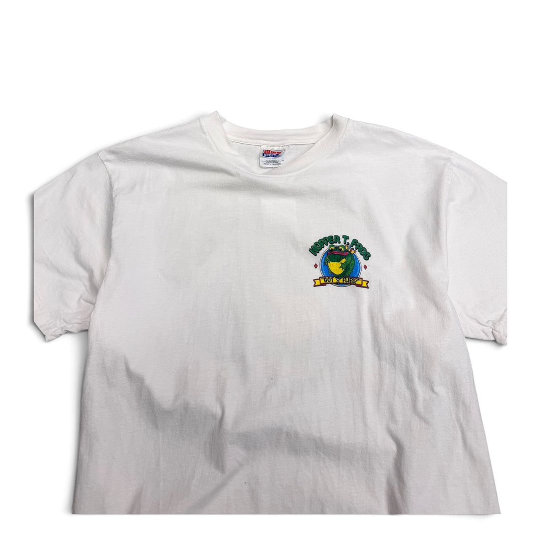 Vintage 90's Hopper T- Frog Graphic T shirt White (L)