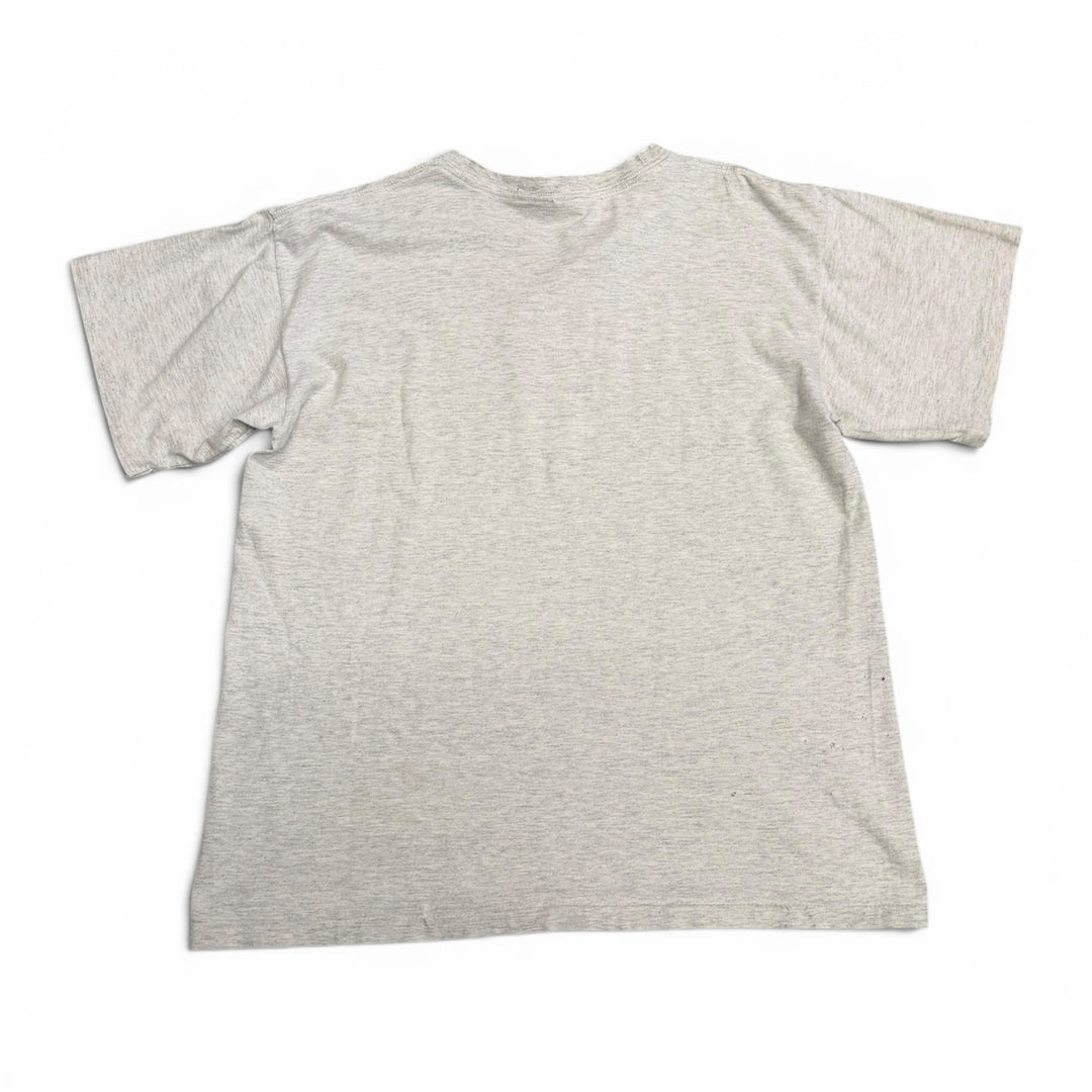 90's Vintage Shaquille O'Neal Grey Graphic T-Shirt (XL)