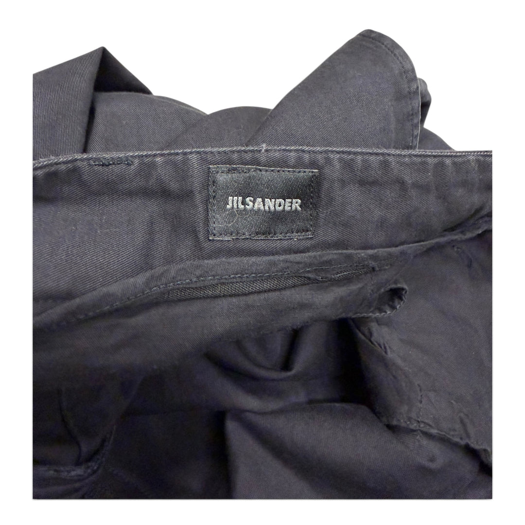 Vintage Jil Sander Cotton Trousers Navy (38)