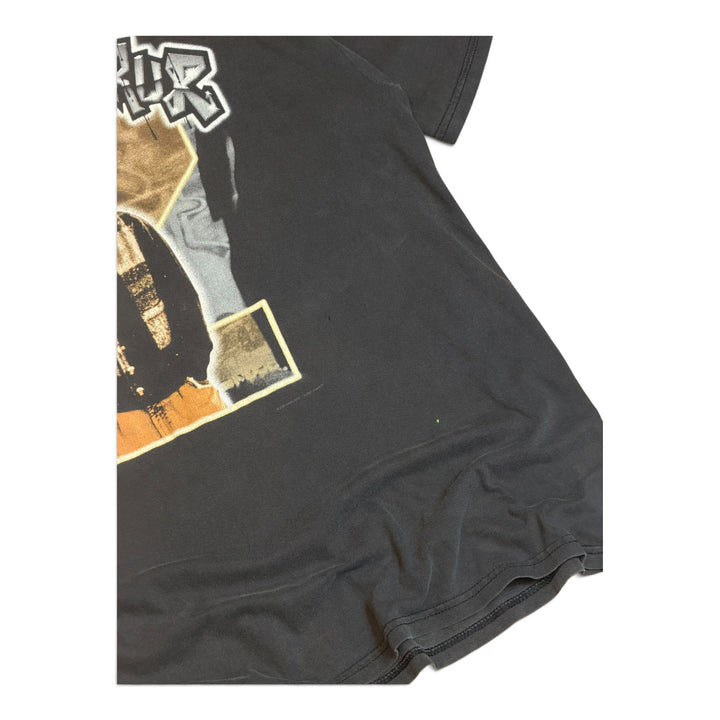 90's Vintage Tupac Shakur Black Graphic T-Shirt (XL)