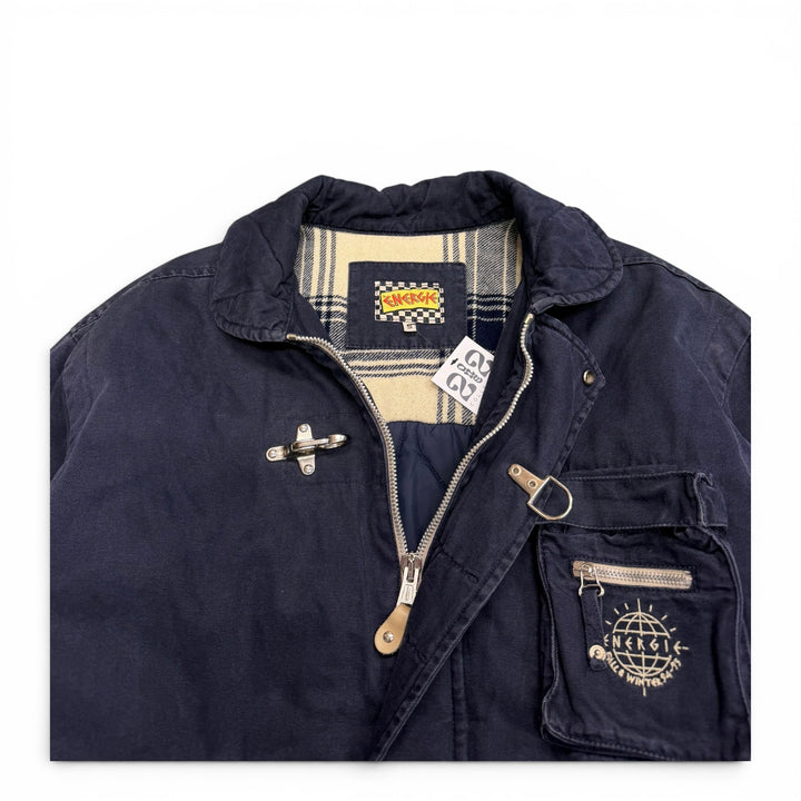 Vintage Energie Navy Fireman Clasp Jacket (S)