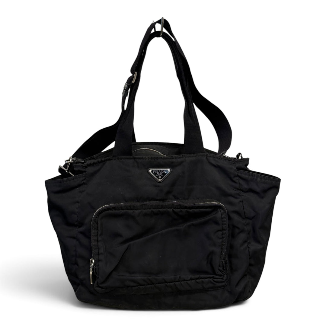 Prada Nylon Shopping Shoulder Bag