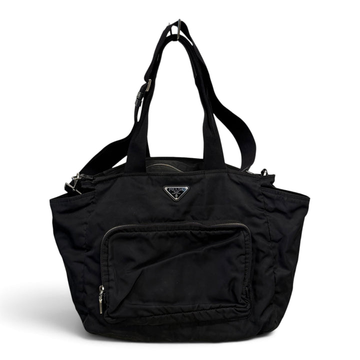 Prada Nylon Shopping Shoulder Bag