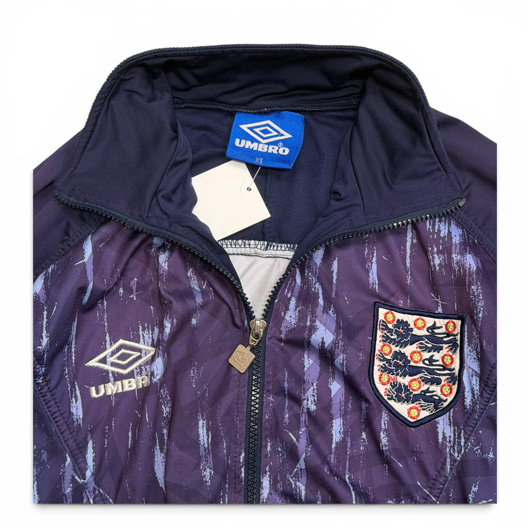 1993 Vintage England Umbro Navy Tracksuit Set (S)