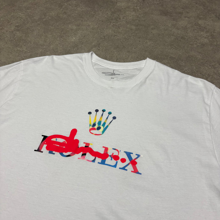 Rolex x Slawn White Graphic T-Shirt (XL)