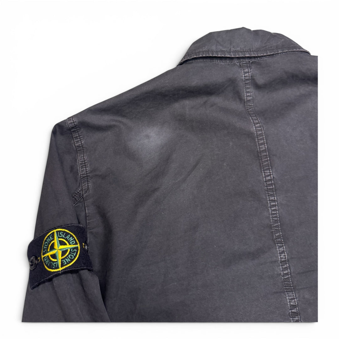 Stone Island Zip Up Shirt Jacket Navy (M)