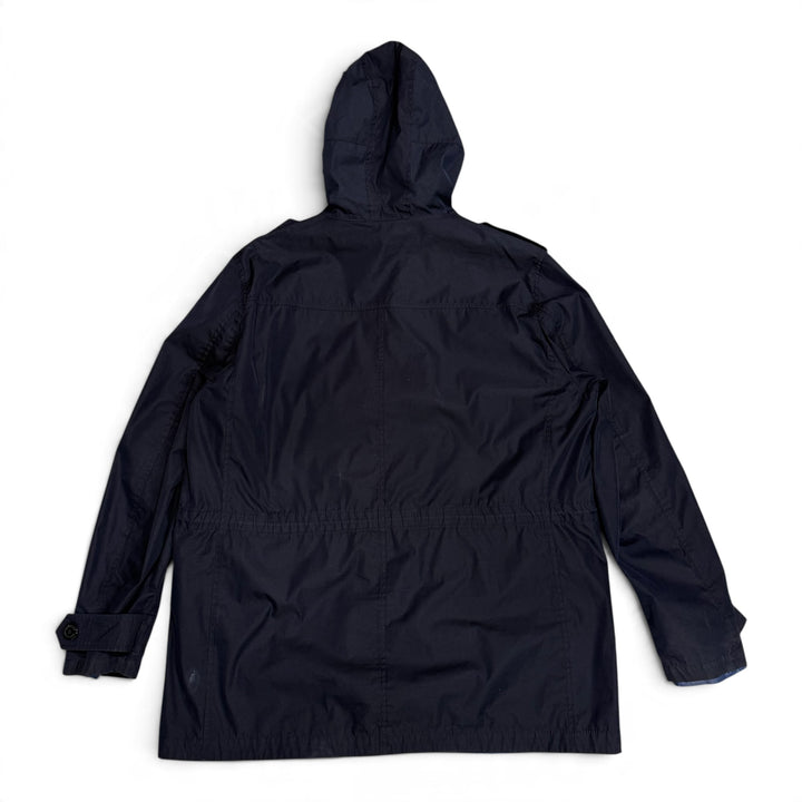 Moncler Signature Logo Reversible Parka Blue (7)