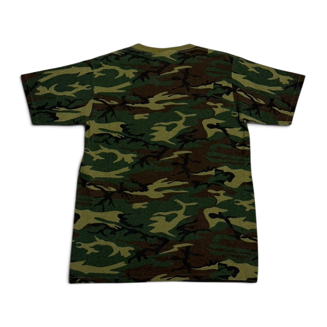 Vintage Single Stitch Como T shirt Green (M)