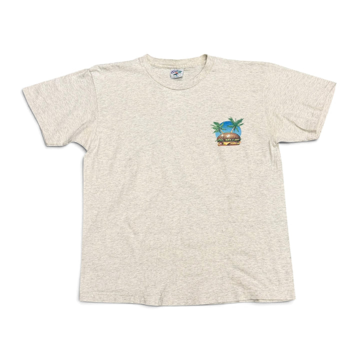 Vintage Cheeseburgers in Paradise T-Shirt Grey (XL)