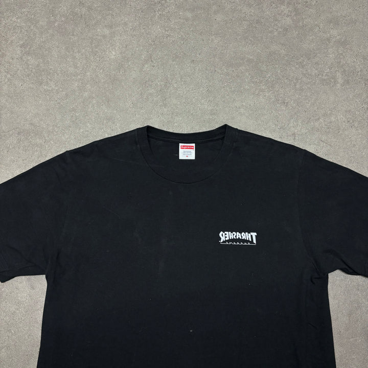 Supreme x Thrasher Black Graphic T-Shirt (M)