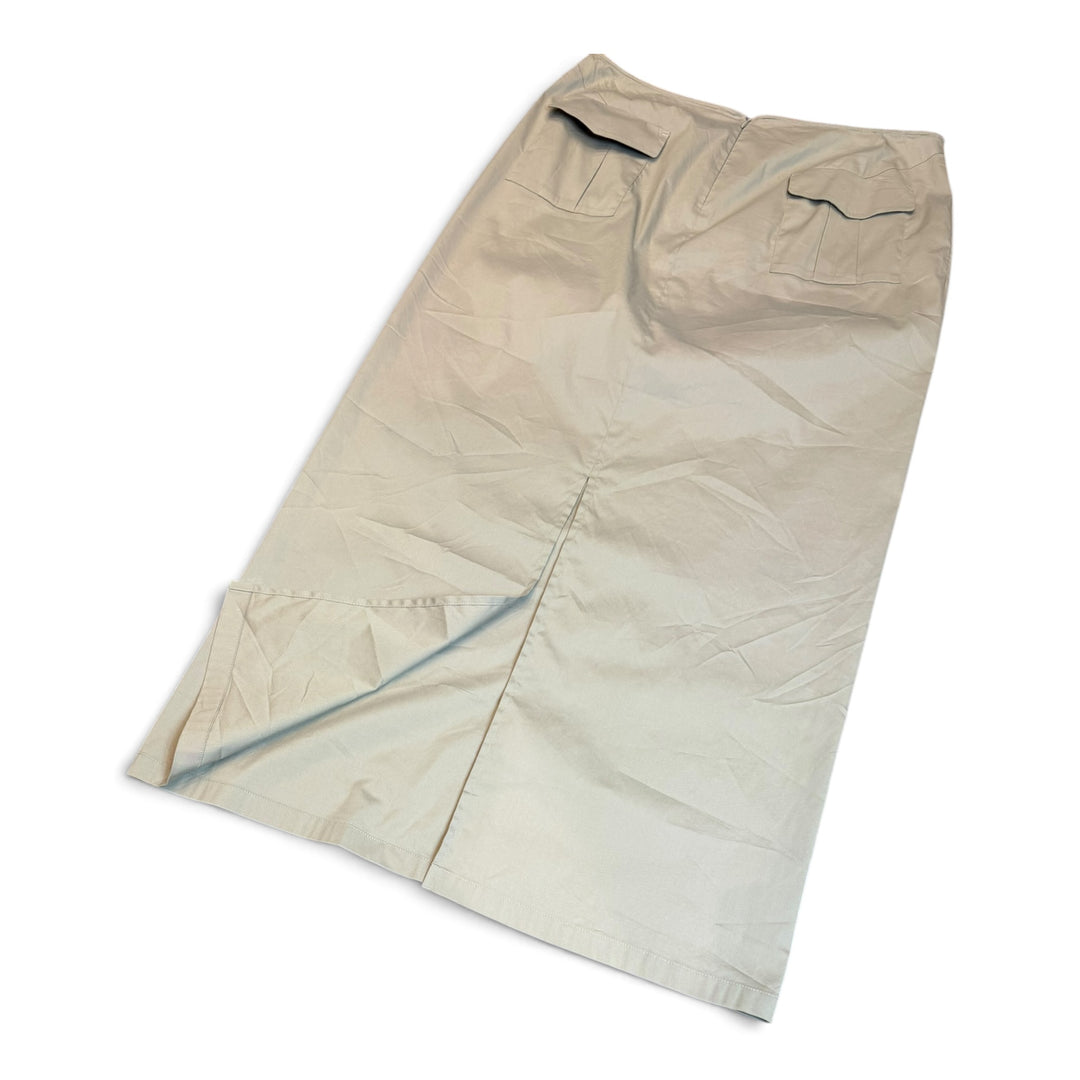 Vintage Jil Sander Beige Maxi Skirt (12)