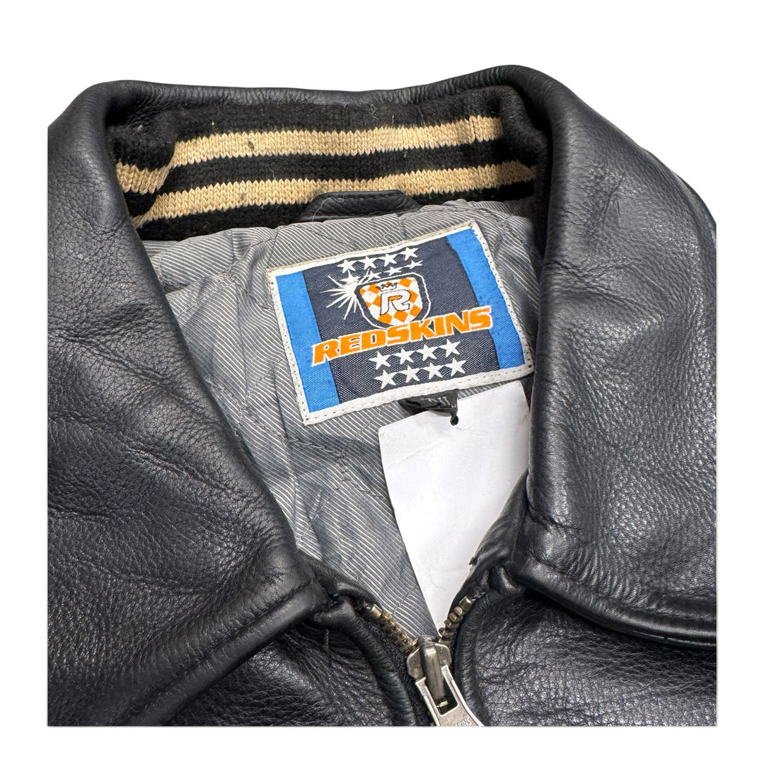 Vintage Redskin Leather Bomber Jacket Black (XL)