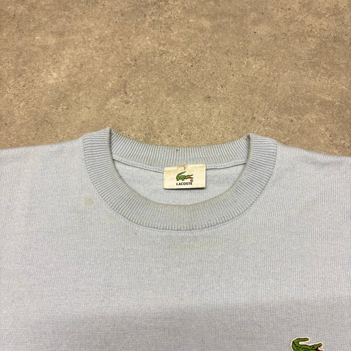 Vintage Lacoste Baby Blue Knitted Sweater (M)