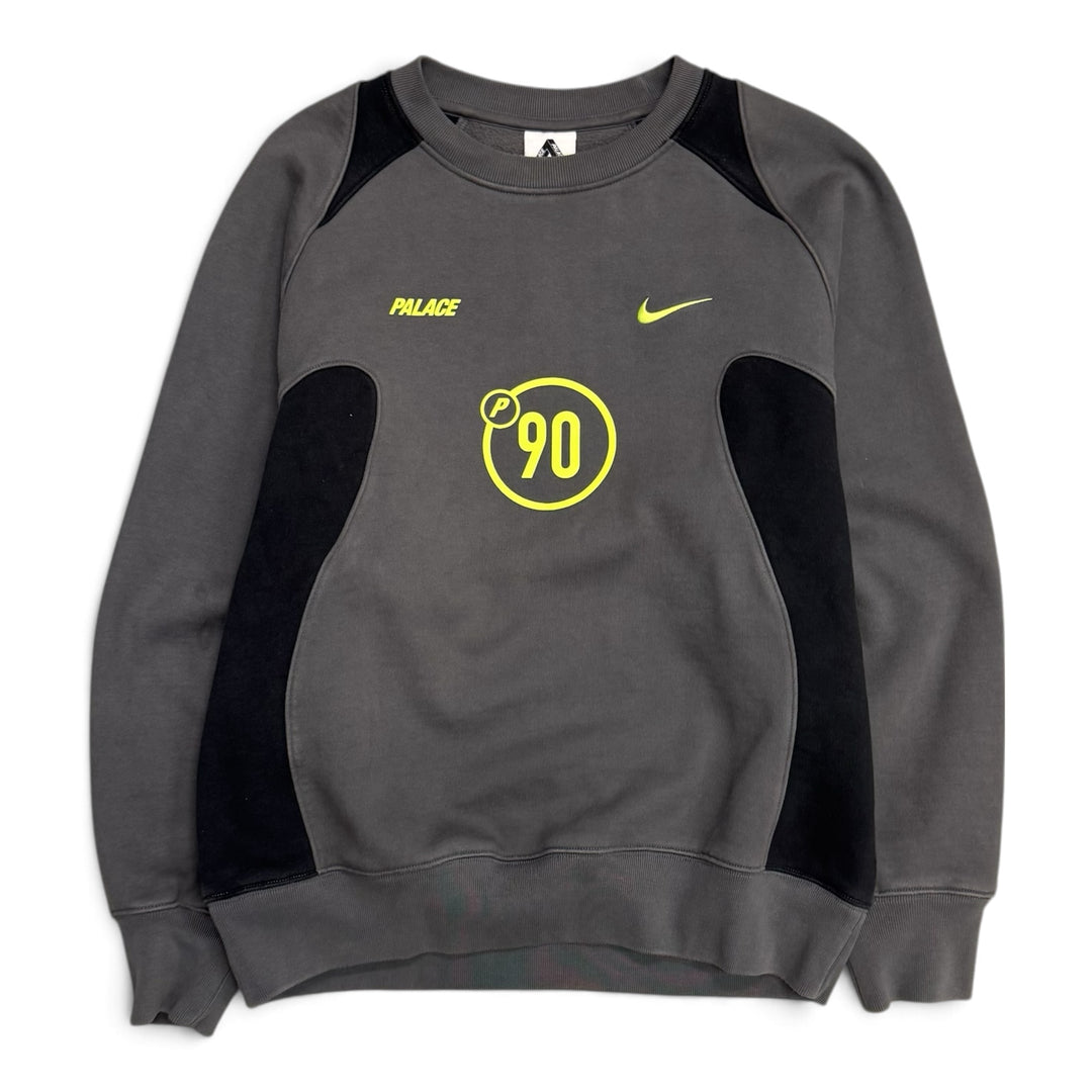 Palace X Nike Total P90 Sweatshirt Grey (M)