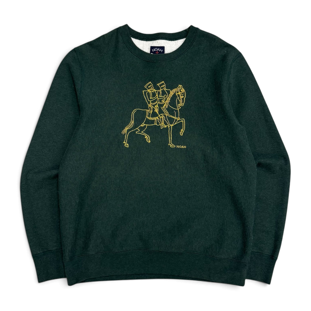 Noah NY Crew Neck Sweatshirt Green (M)