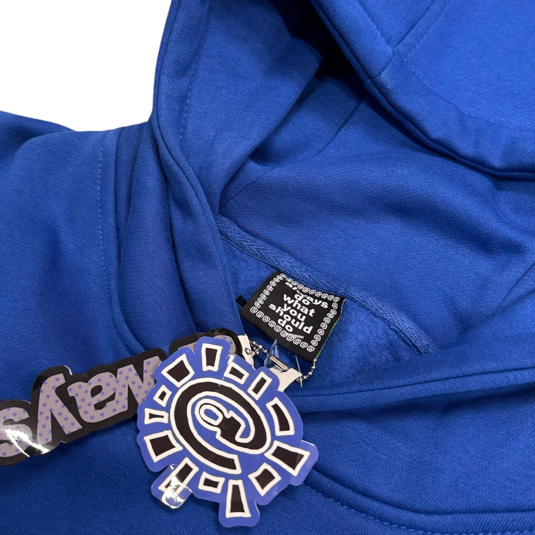 Always Do Blue Pullover Hoodie Blue (L)