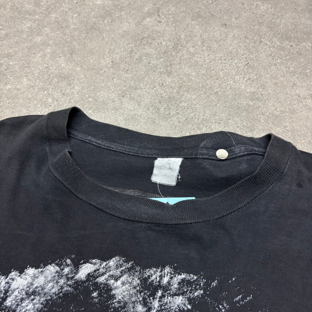 1986 Vintage Diana Ross Eaten Alive Black Graphic T-Shirt (M)