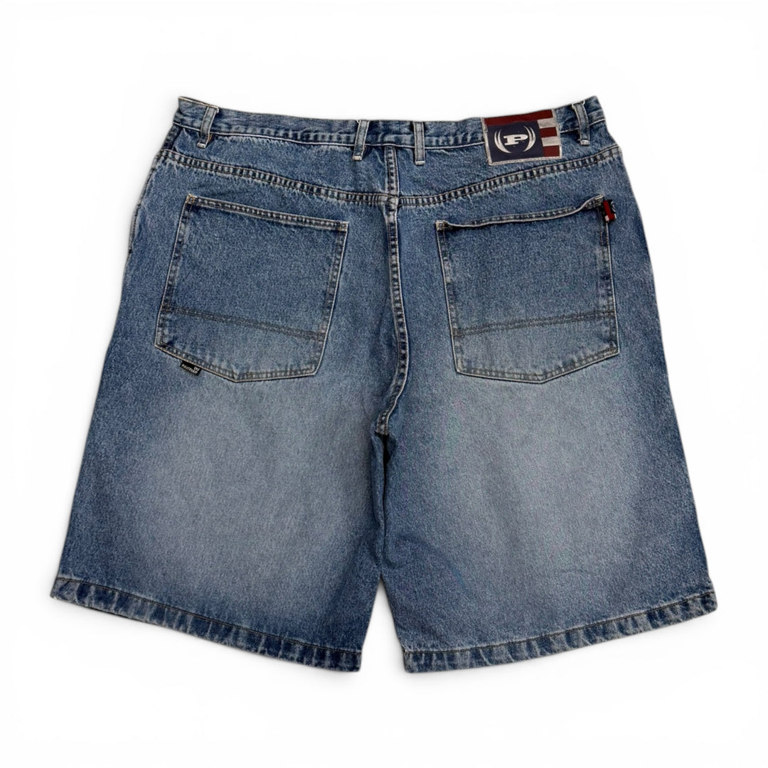 Vintage Phat Farm Baggy Denim Shorts Blue (40")