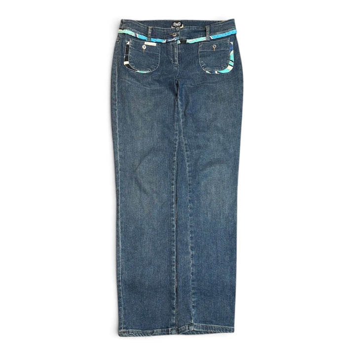Vintage Dolce & Gabbanna Blue Denim Trousers (28)