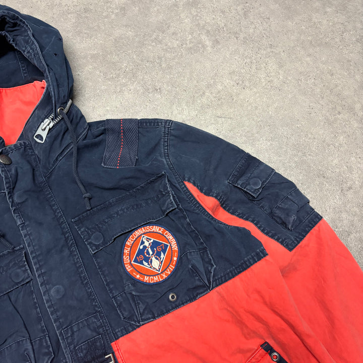 Vintage Polo Ralph Lauren Red & Navy US-RL Reconnaissance Jacket (M)