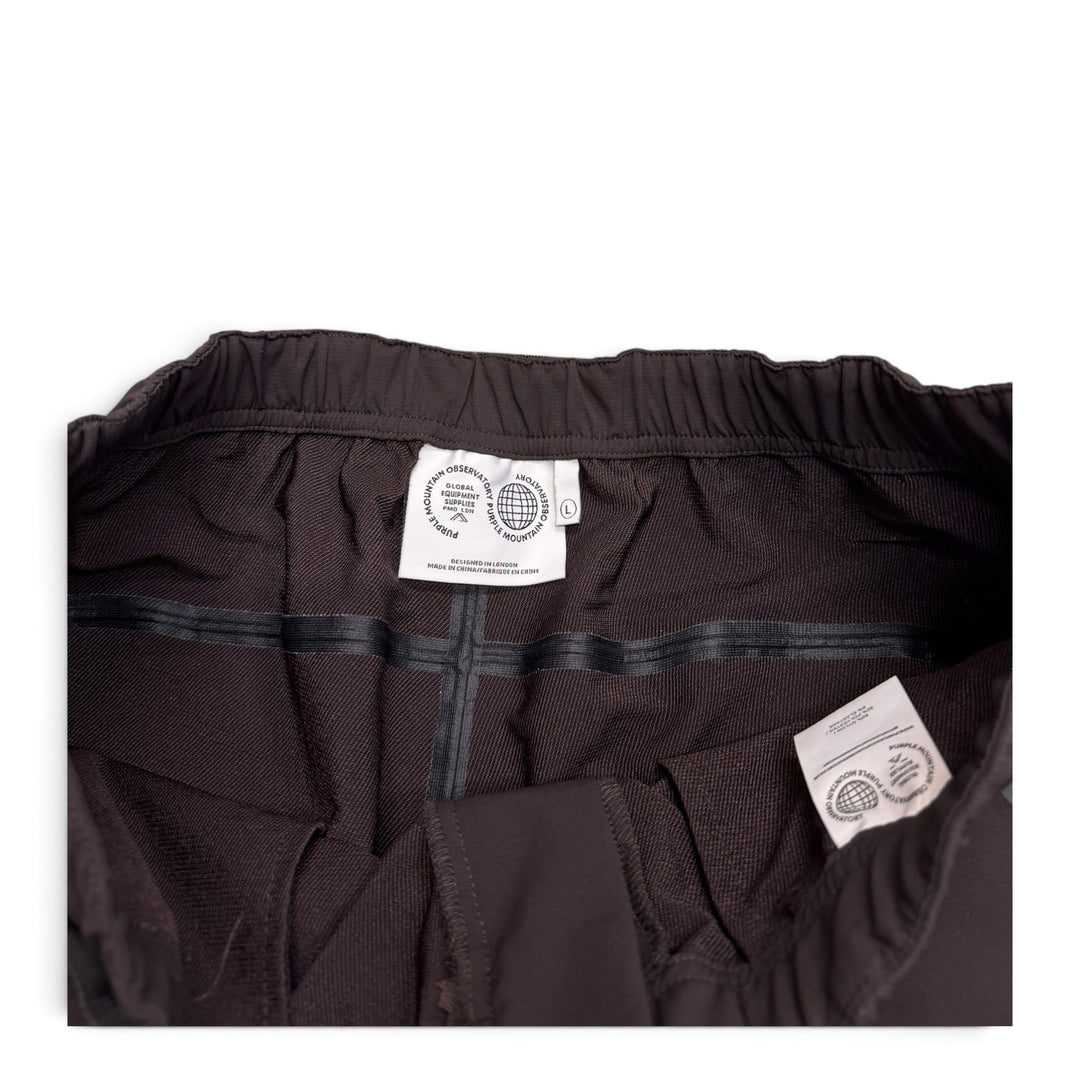 Purple Mountain Observatory Dark Purple Tech Shorts (L)