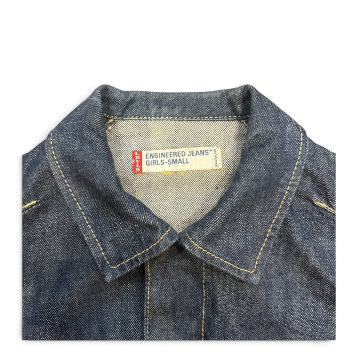 Vintage Levis Engineered Denim Jacket Blue (S)