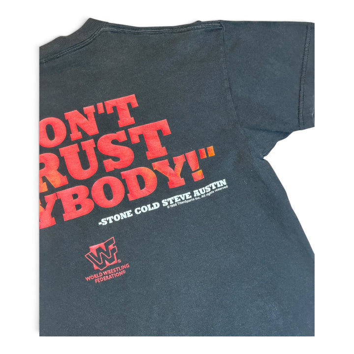 Vintage Austin 3:16 Snake Black Graphic T-Shirt (S)